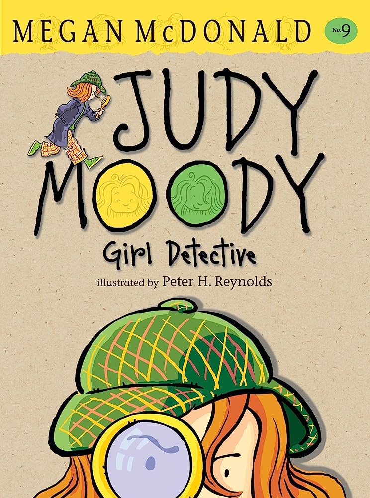 Image that show the cover of the book Judy Moody Girl Detective. 