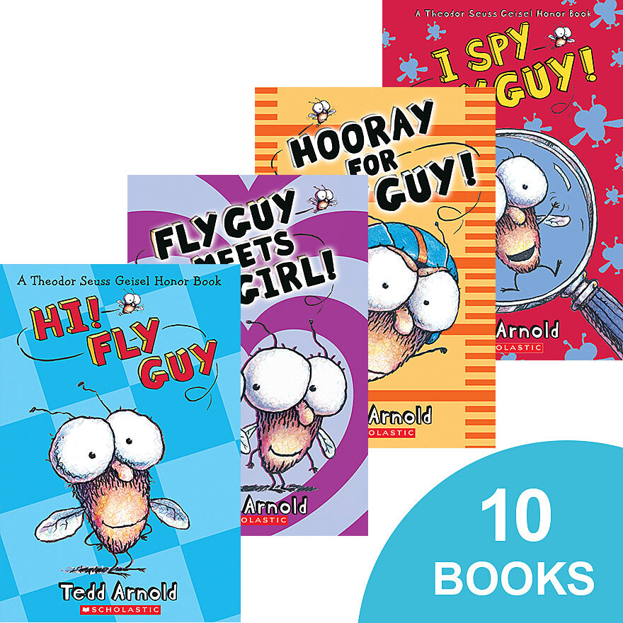 Image that show the cover of the book series Fly Guy.